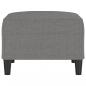 Preview: Fußhocker Dunkelgrau 70x55x41 cm Stoff