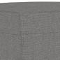 Preview: Fußhocker Dunkelgrau 70x55x41 cm Stoff