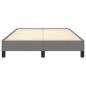 Preview: Bettgestell Dunkelgrau 120x200 cm Stoff