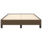 Preview: Bettgestell Dunkelbraun 120x200 cm Stoff