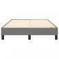 Preview: Bettgestell Dunkelgrau 120x200 cm Stoff