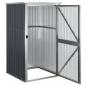 Preview: Gerätehaus Anthrazit 88x89x161 cm Verzinkter Stahl