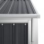 Preview: Gerätehaus Anthrazit 88x89x161 cm Verzinkter Stahl