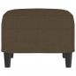 Preview: Fußhocker Braun 60x50x41 cm Stoff