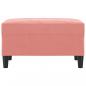 Preview: Fußhocker Rosa 70x55x41 cm Samt