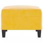 Preview: Fußhocker Gelb 70x55x41 cm Samt