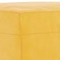 Preview: Fußhocker Gelb 70x55x41 cm Samt