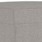 Preview: Fußhocker Hellgrau 60x50x41 cm Stoff