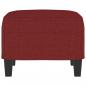 Preview: Fußhocker Weinrot 60x50x41 cm Stoff