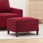 Preview: ARDEBO.de - Fußhocker Weinrot 60x50x41 cm Samt