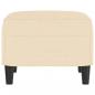 Preview: Fußhocker Creme 60x50x41 cm Stoff