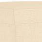 Preview: Fußhocker Creme 60x50x41 cm Stoff