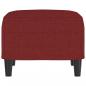 Preview: Fußhocker Weinrot 60x50x41 cm Stoff