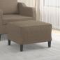 Preview: ARDEBO.de - Fußhocker Taupe 60x50x41 cm Stoff