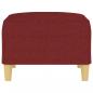 Preview: Fußhocker Weinrot 70x55x41 cm Stoff