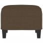 Preview: Fußhocker Braun 60x50x41 cm Stoff