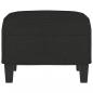 Preview: Fußhocker Schwarz 60x50x41 cm Stoff