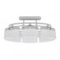 Preview: Deckenlampe mit ellipsenförmigen Glasschirmen 2 Stk. E14