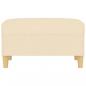 Preview: Fußhocker Creme 70x55x41 cm Stoff