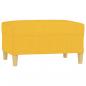 Preview: Fußhocker Hellgelb 70x55x41 cm Stoff