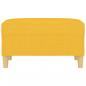 Preview: Fußhocker Hellgelb 70x55x41 cm Stoff