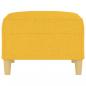 Preview: Fußhocker Hellgelb 70x55x41 cm Stoff