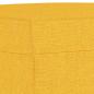 Preview: Fußhocker Hellgelb 60x50x41 cm Stoff