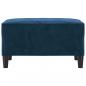 Preview: Fußhocker Blau 70x55x41 cm Samt