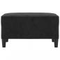 Preview: Fußhocker Schwarz 70x55x41 cm Samt