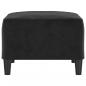 Preview: Fußhocker Schwarz 70x55x41 cm Samt