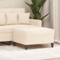 Preview: ARDEBO.de - Fußhocker Creme 70x55x41 cm Samt