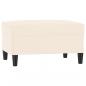 Preview: Fußhocker Creme 70x55x41 cm Samt