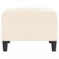 Preview: Fußhocker Creme 70x55x41 cm Samt
