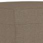 Preview: Fußhocker Taupe 60x50x41 cm Stoff