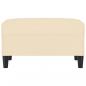 Preview: Fußhocker Creme 70x55x41 cm Stoff