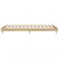 Preview: Bettgestell Sonoma-Eiche 75x190 cm Holzwerkstoff