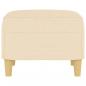 Preview: Fußhocker Creme 60x50x41 cm Stoff