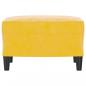 Preview: Fußhocker Gelb 60x50x41 cm Samt