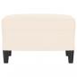 Preview: Fußhocker Creme 60x50x41 cm Samt