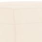 Preview: Fußhocker Creme 60x50x41 cm Samt
