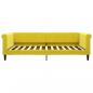 Preview: Tagesbett Gelb 100x200 cm Samt