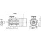 Preview: 3-Phasen-Elektromotor Aluminium 4 kW 5,5 PS 2-Polig 2840 U/min 