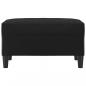 Preview: Fußhocker Schwarz 70x55x41 cm Kunstleder
