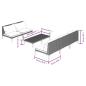 Preview: 6-tlg. Garten-Lounge-Set mit Kissen Poly Rattan Dunkelgrau