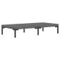 Preview: 6-tlg. Garten-Lounge-Set mit Kissen Poly Rattan Dunkelgrau