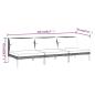 Preview: ARDEBO.de - Gartensofas 3 Stk. mit Kissen Halbrundes Poly Rattan
