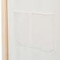 Preview: 4-teiliger Raumteiler Cremeweiß 160 x 170 x 4 cm Stoff