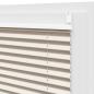 Preview: Plissee Rollo Jalousie Plisseerollo 50x150cm Creme