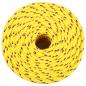 Preview: Bootsseil Gelb 8 mm 100 m Polypropylen