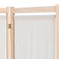 Preview: 5-teiliger Raumteiler Creme 200 x 170 x 4 cm Stoff 